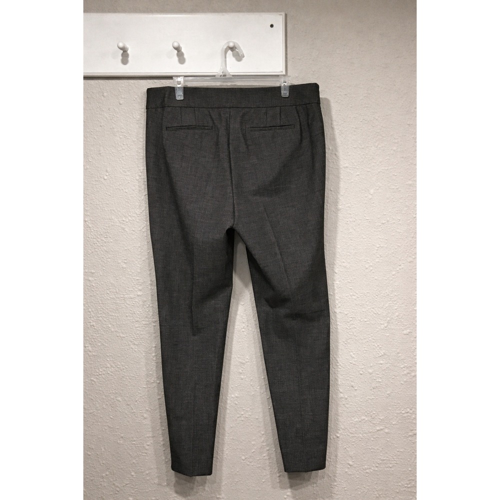 NWT Talbots Chatham Ankle Pants Women 14 Grey Sharkskin Stretch Office Career - Picture 7 of 7